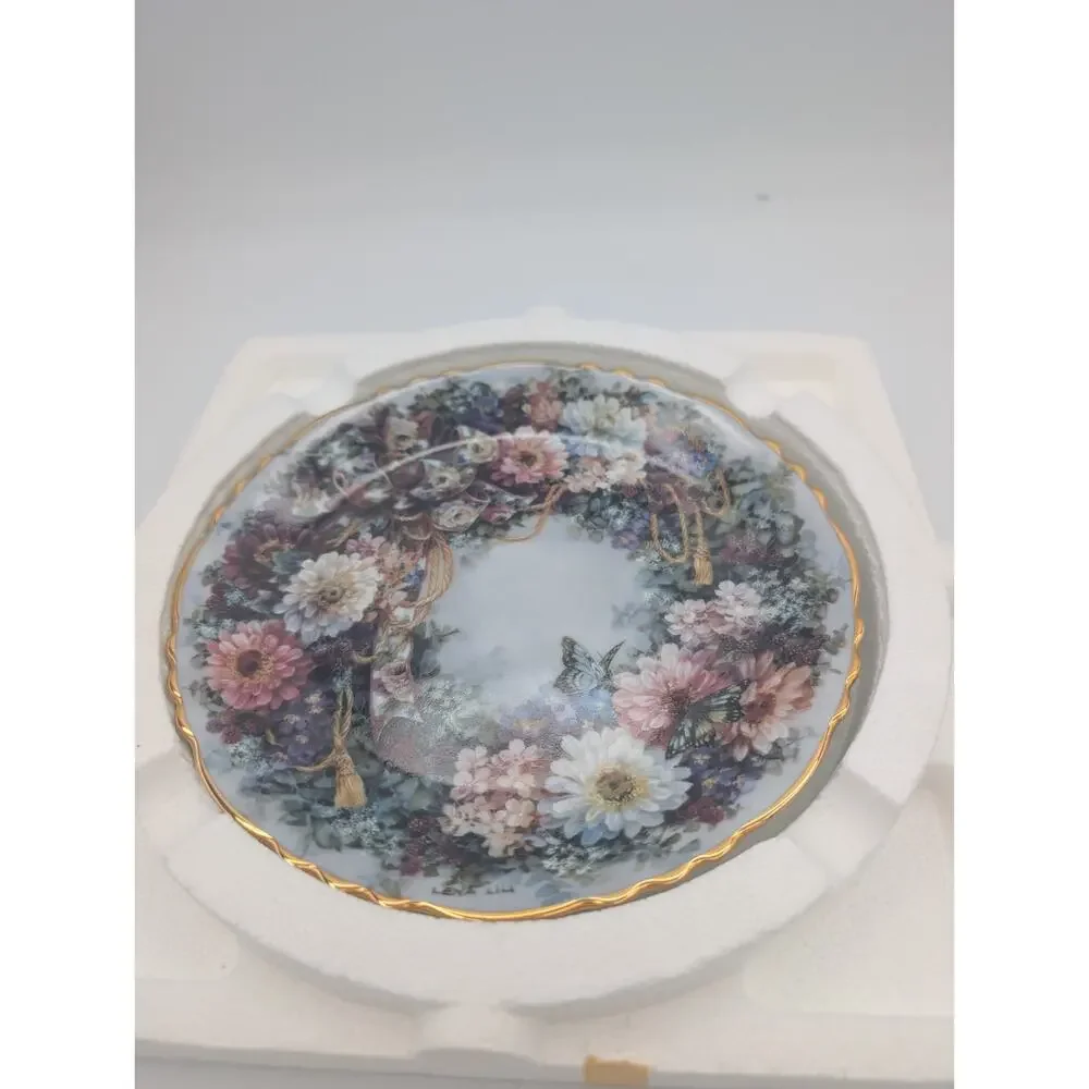 Lena Liu “Circle of Romance” 1994 Bradford Exchange Collector Plate MIB VTG COA
